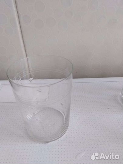 Бокалы, Сливочник, блюдца, стакан