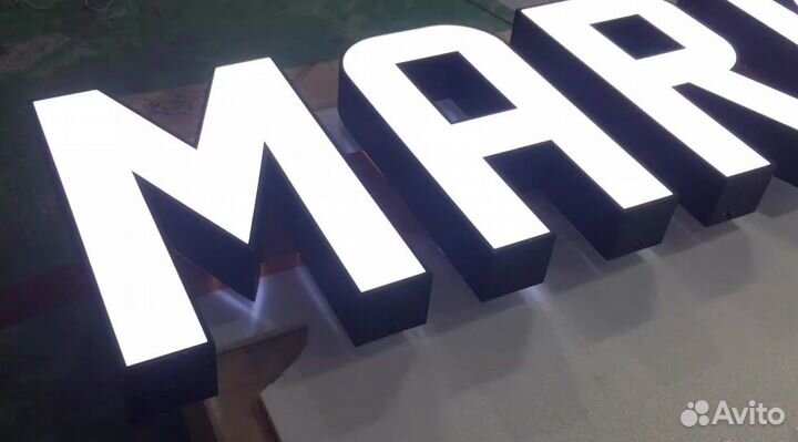 Вывеска буквы