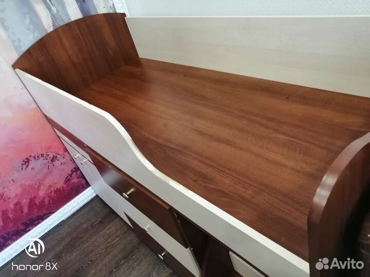 Кровать детская с лестницей 70х160