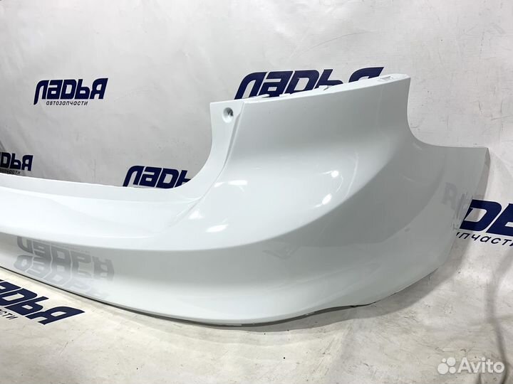 Бампер Ford Focus 3(11-15) задний хэтчбек Белый Frozen White 7VTA