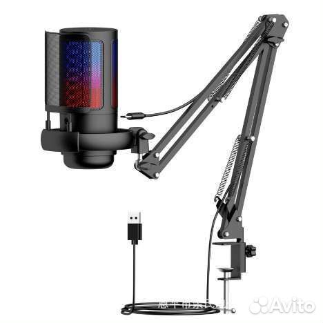 Игровой микрофон ME6S с RGB подсветкой