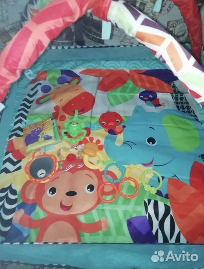 Развивающий игровой коврик-манеж для малыша