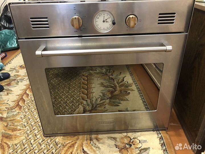 Газовый духовой шкаф delonghi