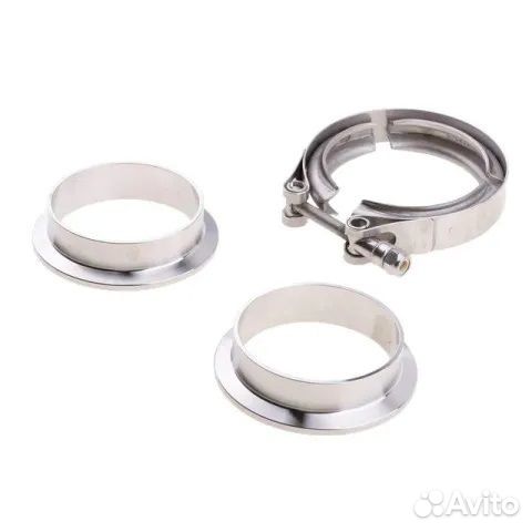 V-хомут с фланцами для выпускных систем