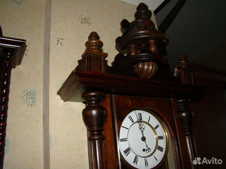 Часы старинные Gustav Becker