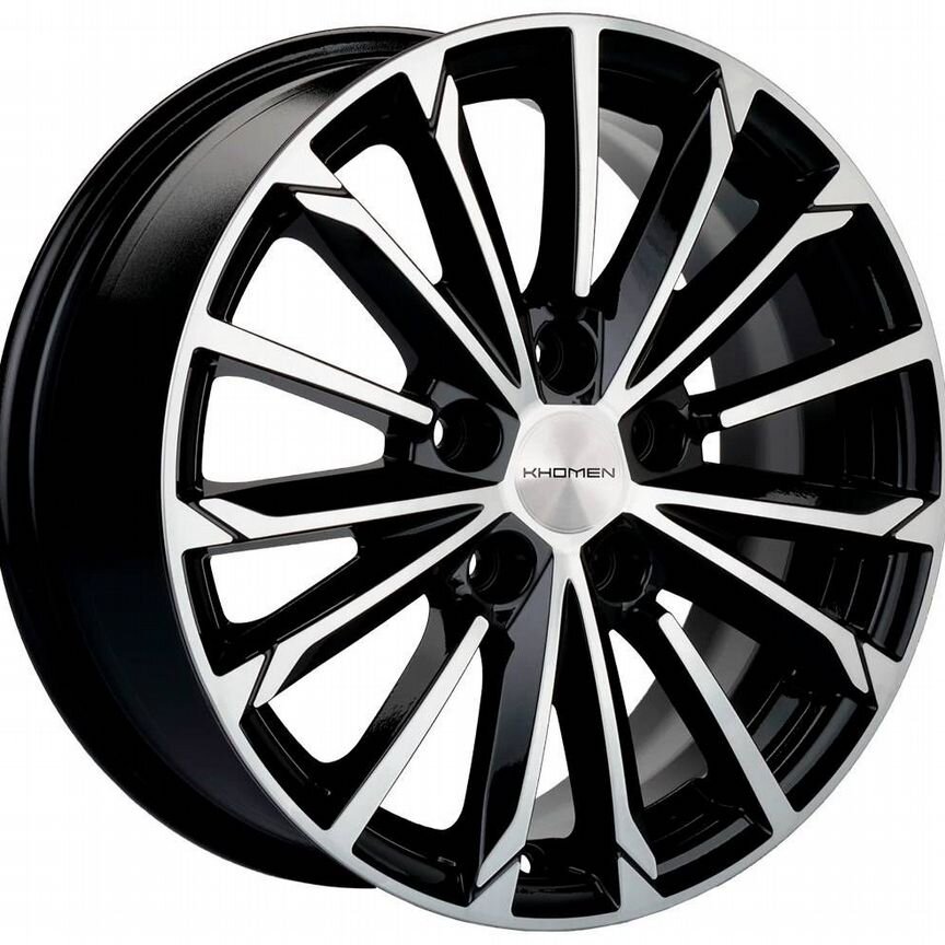 Диски Khomen KHW1611 6.5x16 5x110 ET46 D63.3 Black-FP