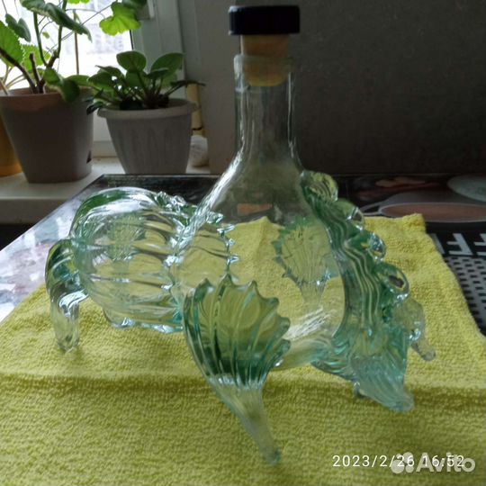 Графин стекло бык