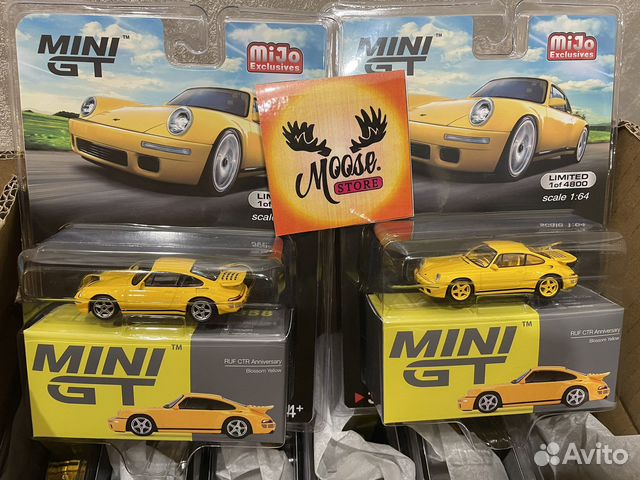 Mini GT RUF CTR Anniversary Blossom Yellow