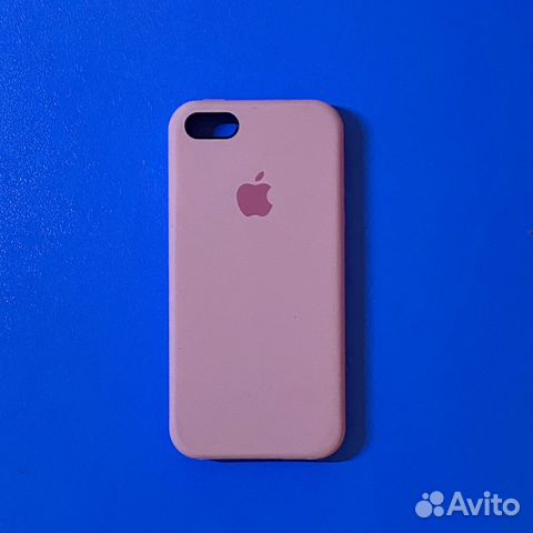Чехол розовый на iPhone 5 5s se