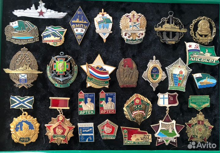 Знаки пв; вс СССР/РФ и гражданские значки