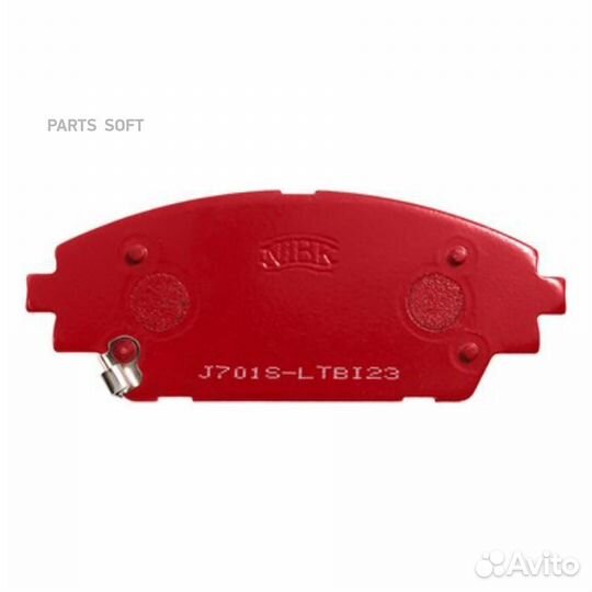 Nibk PN25005S Колодки тормозные дисковые