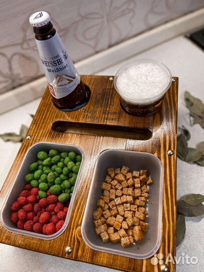 Поднос для пива. Пивной столик