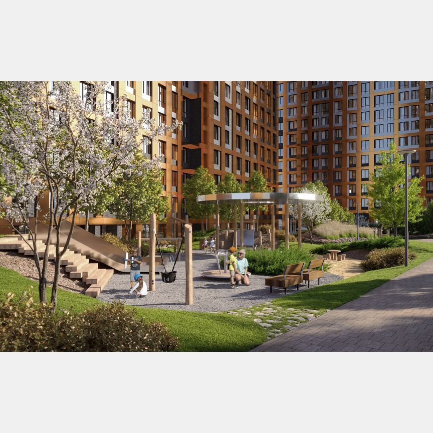 2-к. квартира, 76,8 м², 7/44 эт.