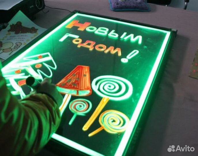 LED доска +маркеры в комплекте