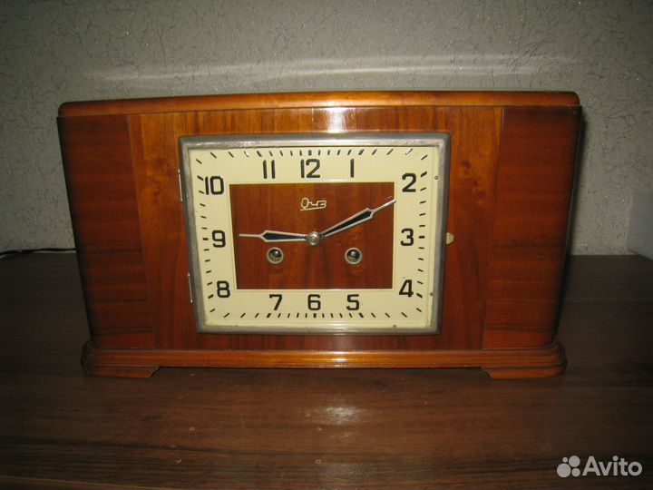 Часы настольные каминные буфетные очз с боем 60 г