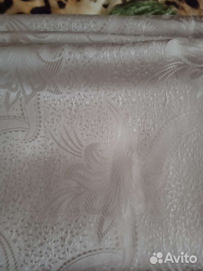 Шторы бежевые 155х290