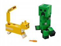 Новый Lego Minecraft 21156 Крипер и Оцелот
