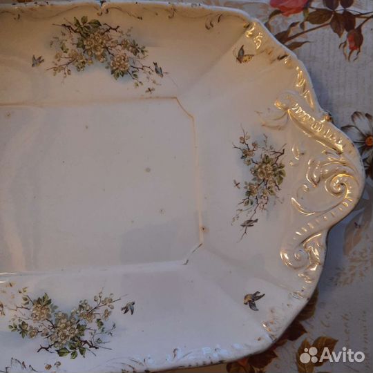 Антикварный поднос Кузнецов