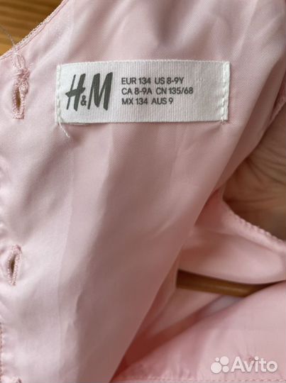 Платье нарядное H&M 134 праздничное