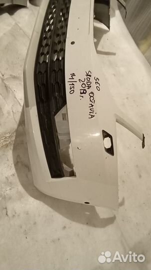 Бампер Skoda Octavia A7 рест, Передний 17г. 2020г