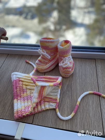 Шапочка для новорожденного