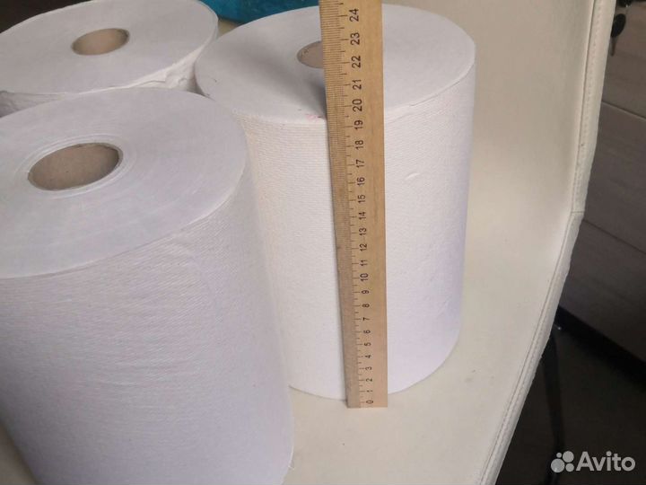 Протирочная бумага три рулона