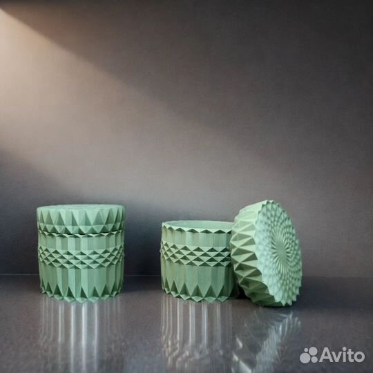 Шкатулка (кашпо) из гипса