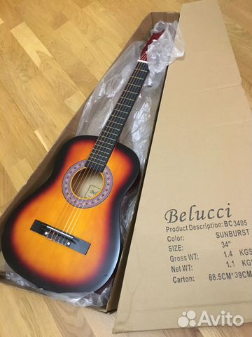 Детская гитара классика Belucci BC 3405 (новая)