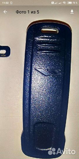 Новая клипса-крепёж рации Vertex