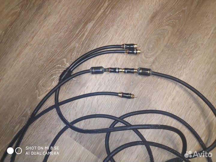 Кабель klipsch 2RCA - 1RCA 5 метров