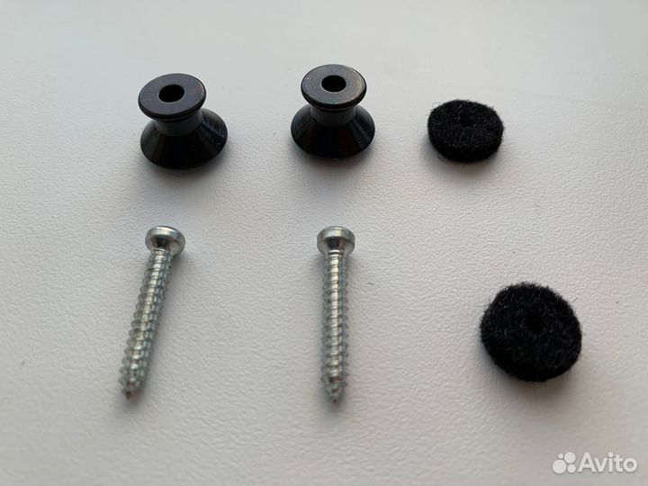 Крепления для ремня Dunlop 2psls033BK черные