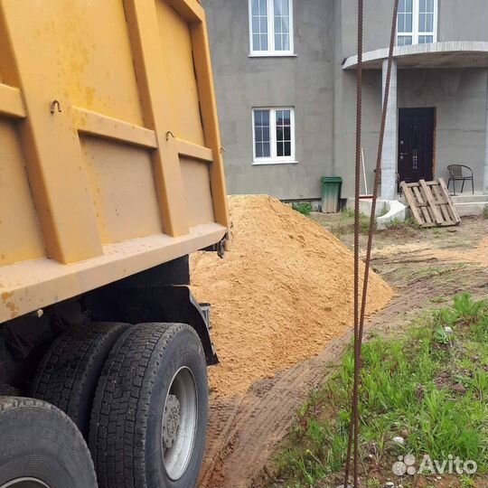 Песок речной в наличии с доставкой