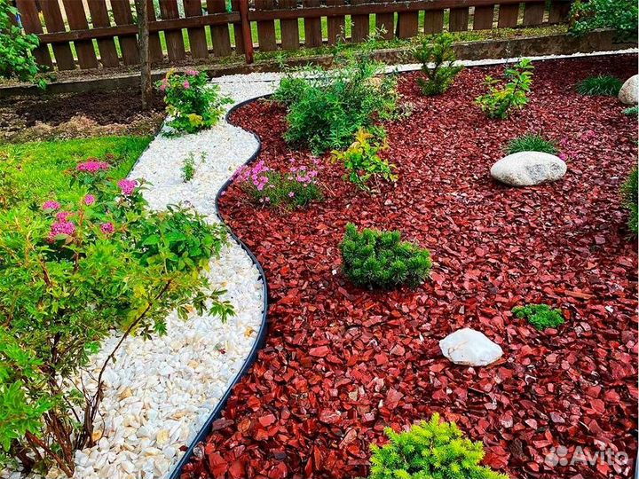 Бордюр садовый пластиковый