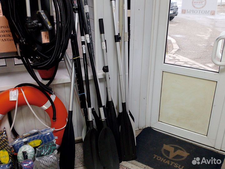 Весло для лодки пвх, алюминиевое