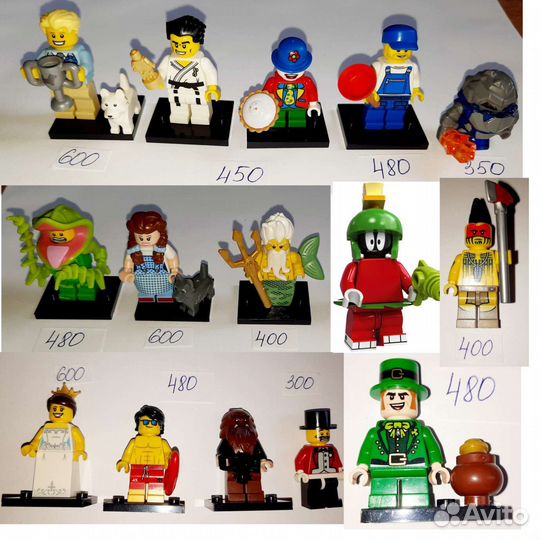 Lego минифигурки много