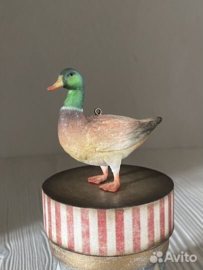 Ватная игрушка. Уточка (селезень)