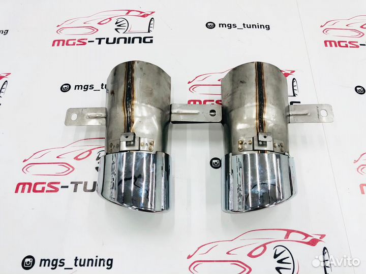 Насадки на выхлоп w177/118 Style 35 AMG Chrome