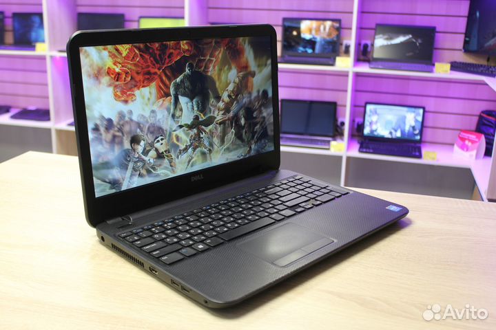 Ноутбук Dell с новым SSD и программами для учёбы