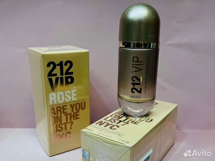 Carolina herrera 212 vip rose, 100ml