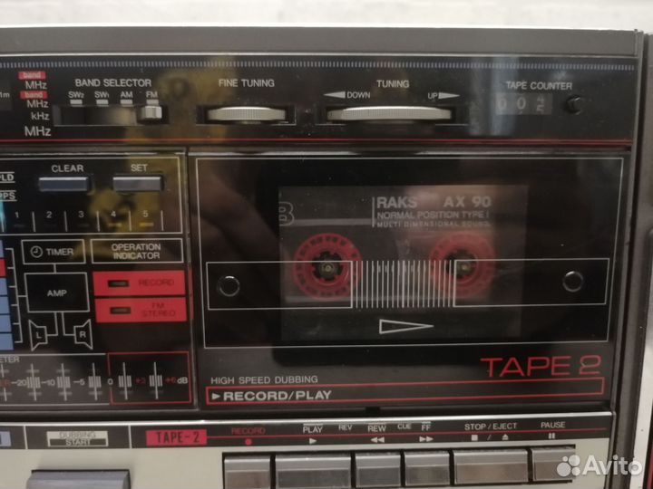 Кассетный магнитофон Sharp GF-800