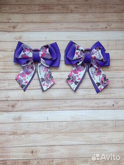 Банты для волос на резинке