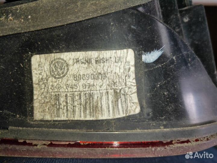 Фонарь задний правый Volkswagen Golf 6 caxa 1.4