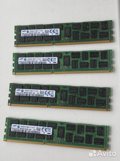 Озу: Samsung DDR3 4*4GB