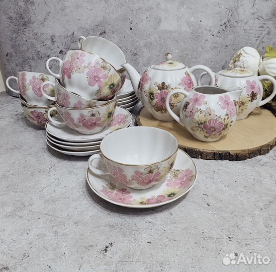 Чашка Arccroc France/Чайный сервиз лфз 1960 г