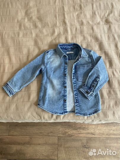 Джинсовая рубашка мальчику 92 reserved