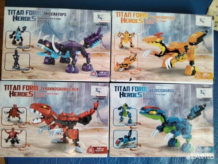 Конструктор робот - динозавр Titan Form Heroes