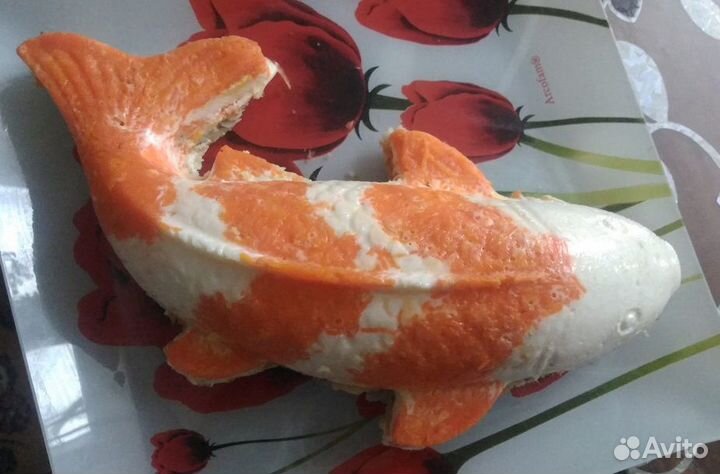 Форма для салата рыба