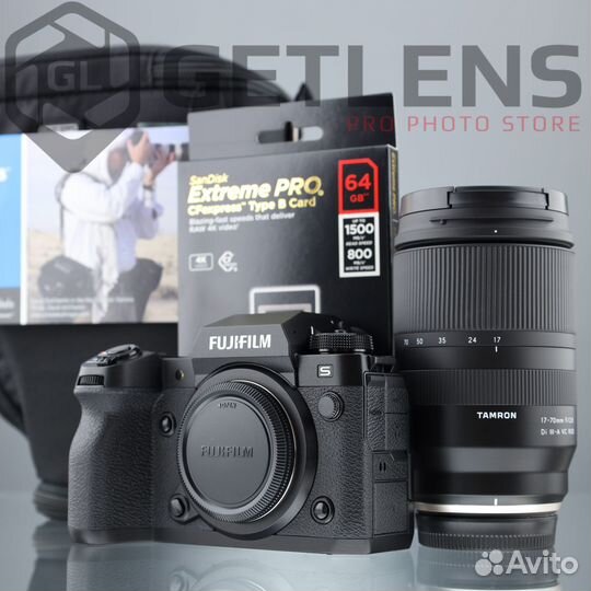 Fuji XH-2s + Tamron 17-70 + SanDisk 64Gb + Holster