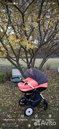 Коляска 2 в 1 Индиго
