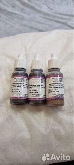 Пигменты для татуажа бровей